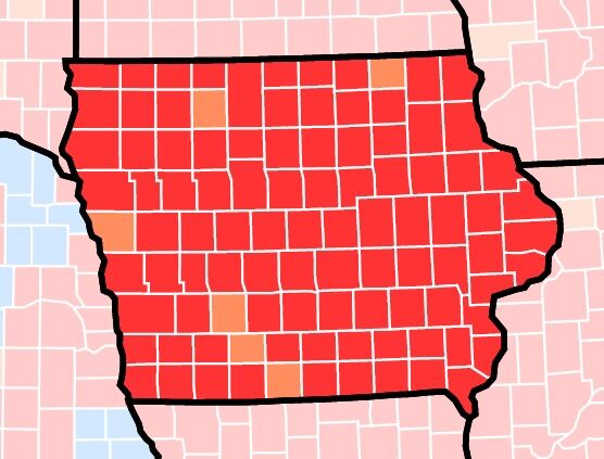 Iowa CDC Map